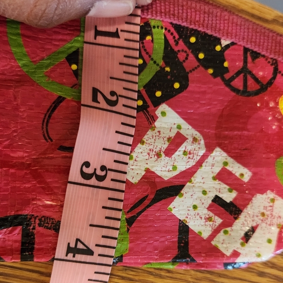 Hippie/ Peace Sign Make up Accessory Bag - Picture 3 of 6